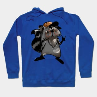 raccoon with glasses Hoodie